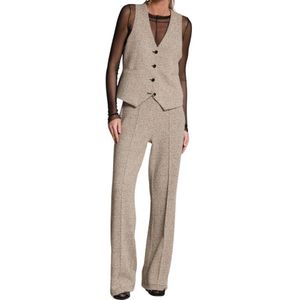Mason's, Dames, Broeken, Beige, Maat: 3XS Jersey,