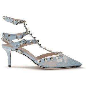 Valentino Garavani, Dames, Schoenen, Blauw, Maat: 36 EU Suède,