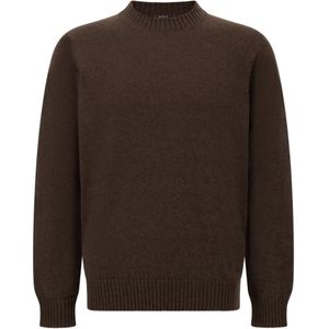 Boggi Milano, Heren, Truien, Bruin, Maat: S Wol,