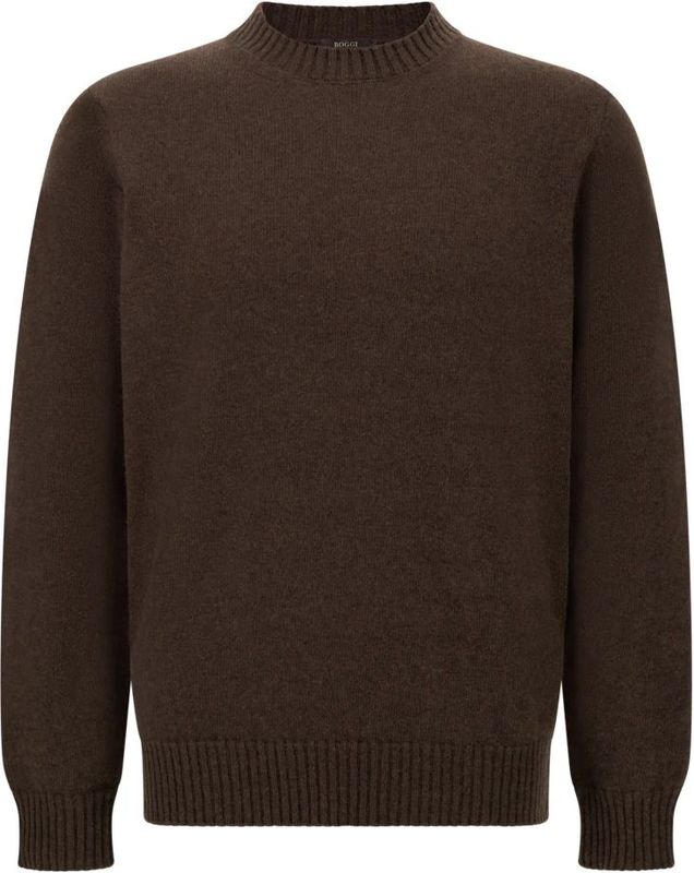 Boggi Milano, Heren, Truien, Bruin, Maat: S Wol,