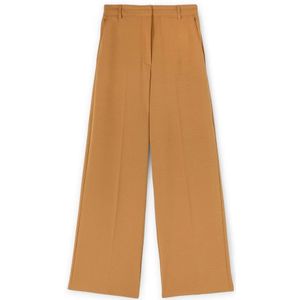 Motivi, Dames, Broeken, Bruin, Maat: 2XS Poliester,