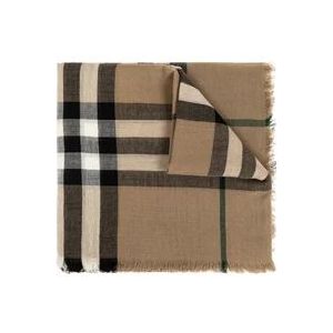 Burberry Wollen sjaal , Brown , unisex , Maat: ONE Size