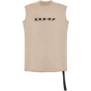 Rick Owens, Heren, Tops, Beige, Maat: S Katoen,