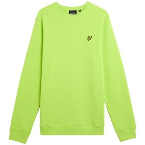 Lyle & Scott - Rundhals Sweatshirt - Limoengroen