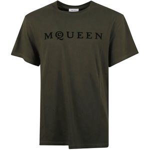 Alexander McQueen, Heren, Tops, Bruin, Maat: M