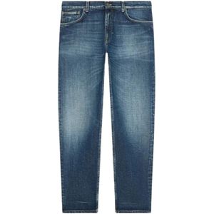 Dondup, Heren, Jeans, Blauw, Maat: W30 Denim,