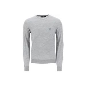 Versace Stijlvolle Sweatshirts voor Dagelijks Comfort , Gray , Heren , Maat: XL