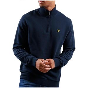 Lyle & Scott, Heren, Sweatshirts & Hoodies, Blauw, Maat: S Katoen,