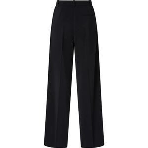 Pinko, Dames, Broeken, Zwart, Maat: XS Leer,