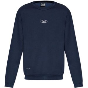 Emporio Armani - EA7 - Sweatshirt - Blauw - Heren