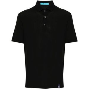 Drumohr, Heren, Tops, Zwart, Maat: L Katoen,