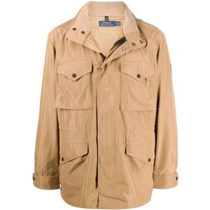 Polo Ralph Lauren, Heren, Jassen, Beige, Maat: L Poliester,