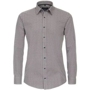 Casa Moda, Heren, Overhemden, Grijs, Maat: 2XL