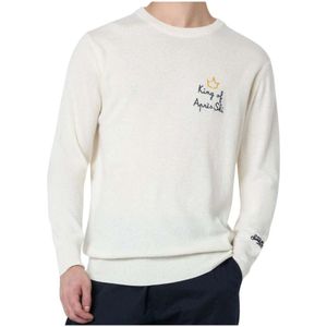 MC2 Saint Barth, Heren, Truien, Wit, Maat: XL