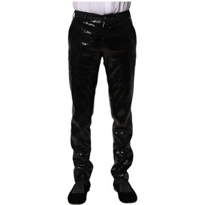 Dolce & Gabbana - Broek - Zwart - Wol