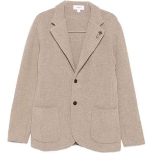 Lardini, Heren, Jassen, Beige, Maat: XL Kasjmier,