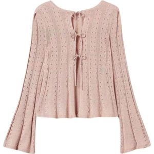 Twinset, Dames, Truien, Roze, Maat: S Zijde,