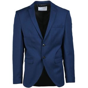 Selected Homme, Heren, Jassen, Blauw, Maat: M Wol,