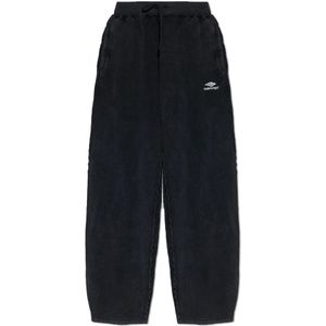 Balenciaga, Heren, Broeken, Zwart, Maat: XL Katoen,