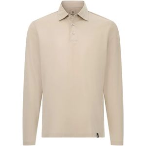 Boggi Milano, Heren, Tops, Beige, Maat: S Katoen,