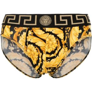 Versace, Heren, Ondergoed, Geel, Maat: 3XL Katoen,