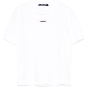 Jacquemus, Dames, Tops, Wit, Maat: XS Katoen,