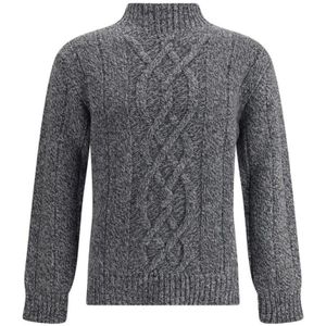 Brooksfield, Heren, Truien, Grijs, Maat: M Wol,