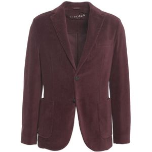 Circolo 1901, Heren, Jassen, Bruin, Maat: M Corduroy,