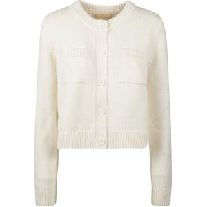 Michael Kors, Dames, Truien, Wit, Maat: S Wol,