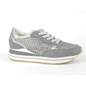 Crime London, Dames, Schoenen, Grijs, Maat: 41 EU Leer,