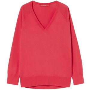 Marina Rinaldi, Dames, Truien, Roze, Maat: XS Katoen,
