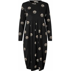 Masai, Dames, Jurken, Zwart, Maat: S Leer,