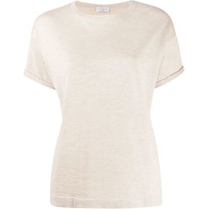 Brunello Cucinelli, Dames, Truien, Beige, Maat: S Kasjmier,