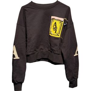 AL Ain, Dames, Sweatshirts & Hoodies, Zwart, Maat: S Katoen,