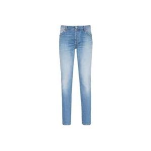 Balmain Slim-fit katoenen jeans , Blue , Heren , Maat: W31