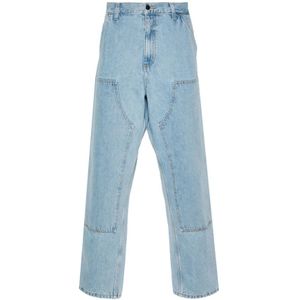Carhartt Wip - Jeans - Blauw - Katoen - Relaxte Pasvorm