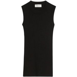 Sportmax, Dames, Truien, Zwart, Maat: M Katoen,