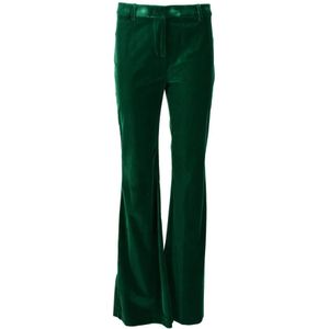 Etro, Dames, Broeken, Groen, Maat: XS Katoen,