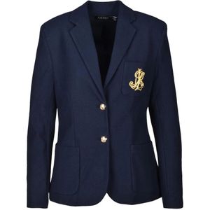 Ralph Lauren, Dames, Jassen, Blauw, Maat: L Katoen,