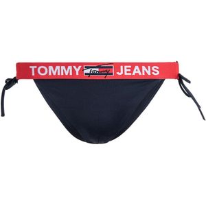 Tommy Hilfiger, Dames, Badkleding, Blauw, Maat: XL Nylon,