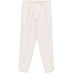 Brunello Cucinelli, Heren, Broeken, Beige, Maat: M Katoen,