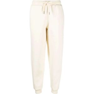 Ami Paris, Dames, Broeken, Beige, Maat: S Katoen,