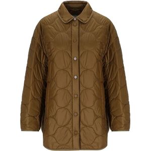 Max Mara, Dames, Jassen, Groen, Maat: M Zijde,