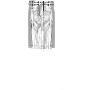 The Attico, Dames, Rokken, Grijs, Maat: 2XS Katoen,