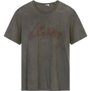 Isabel Marant, Heren, Tops, Grijs, Maat: S Katoen,