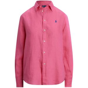 Ralph Lauren - Linnen Overhemd - Fuchsia - Dames