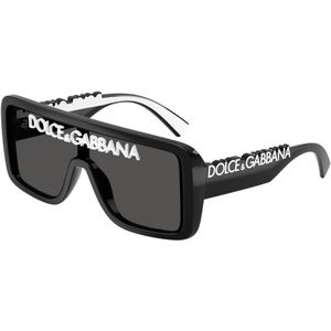 Dolce & Gabbana, unisex, Accessoires, Zwart, Maat: 34 MM Nylon,