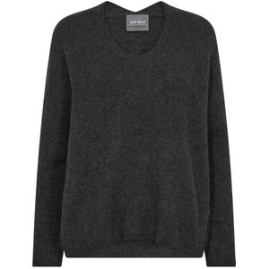 MOS MOSH - Trui - Antraciet - Gebreide Truien