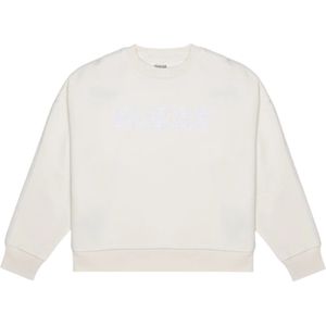 Guess, Dames, Sweatshirts & Hoodies, Wit, Maat: 2XS Katoen,