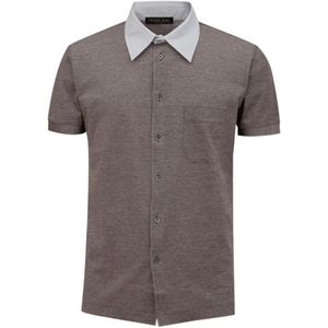 Corneliani, Heren, Overhemden, Bruin, Maat: L